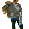 Multicolor striped sweater main view