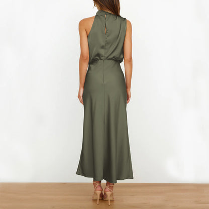 Elegant sleeveless summer dress lifestyle