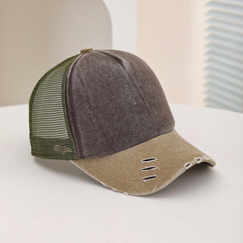 Frayed Mesh Cap