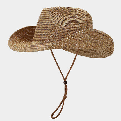 Sequin Panama Straw Hat