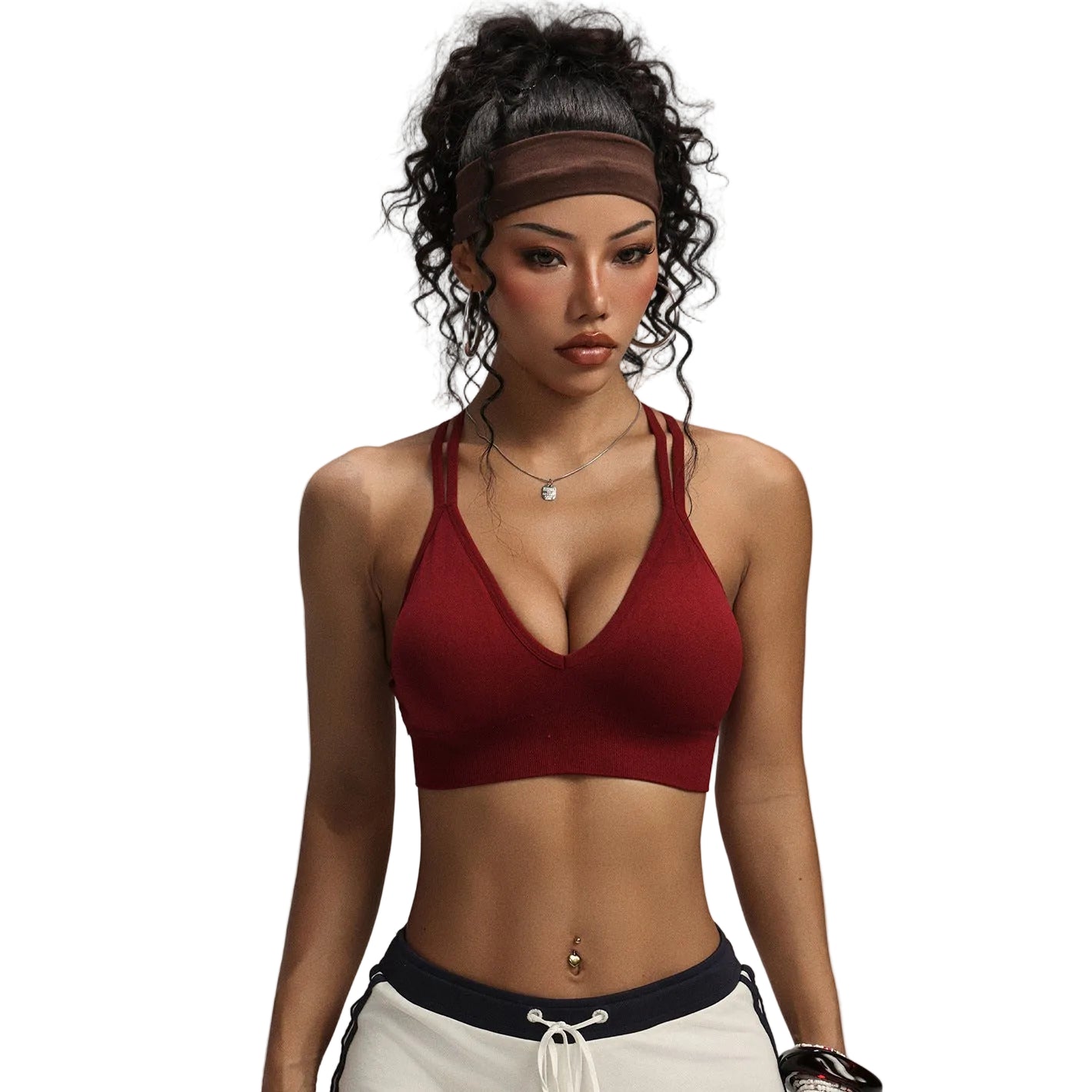 Camisole strap sports bra main view
