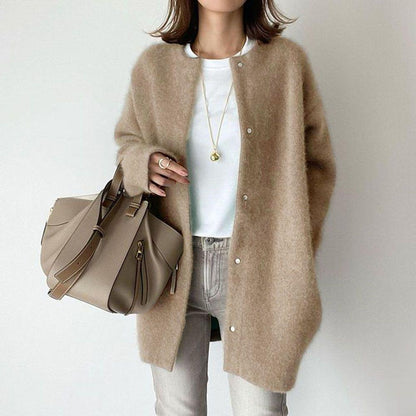 Single Breasted Knit Cardigan