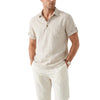 Men's Casablanca linen polo shirt old money summer style