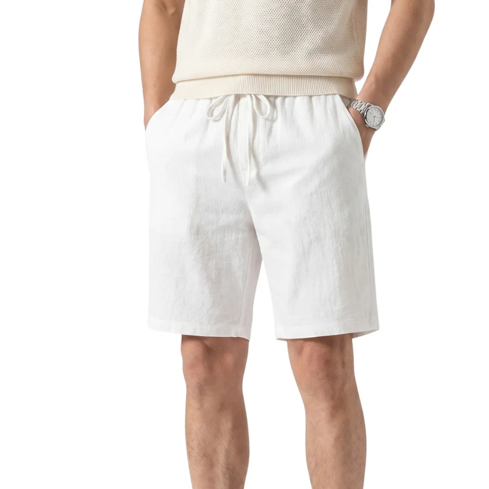 Heritage linen shorts main view