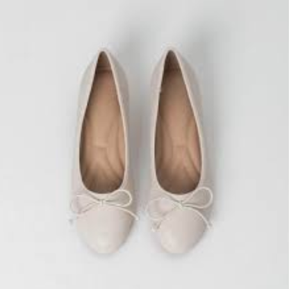 Women's leather pea versatile slip-on shoes Korean fashion
