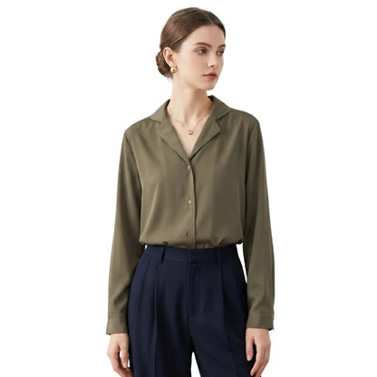 Women's premium classic chic shirt main view