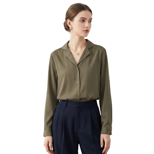 Women's premium classic chic shirt main view