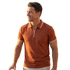 Ridgeway zip polo main view on model