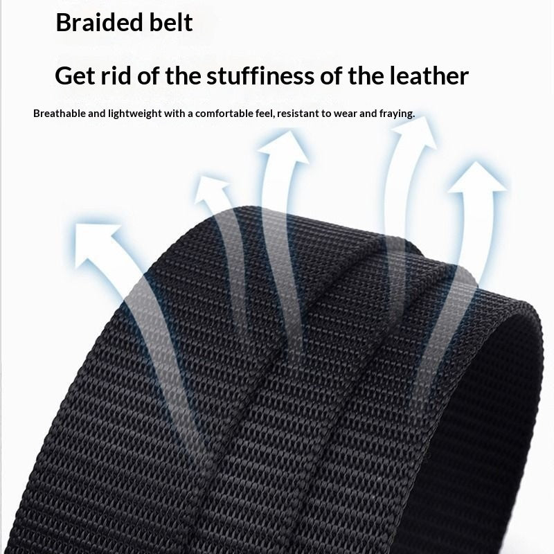 Nylon outdoor belt on model