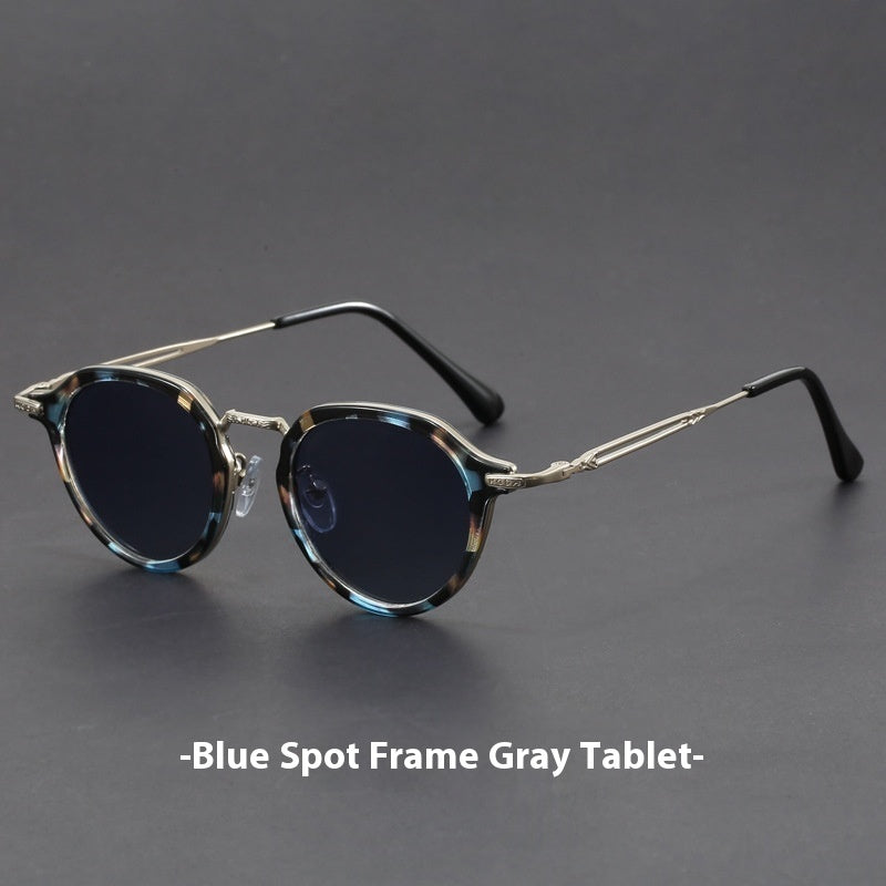 Unisex UV Circle Frame Sunglasses
