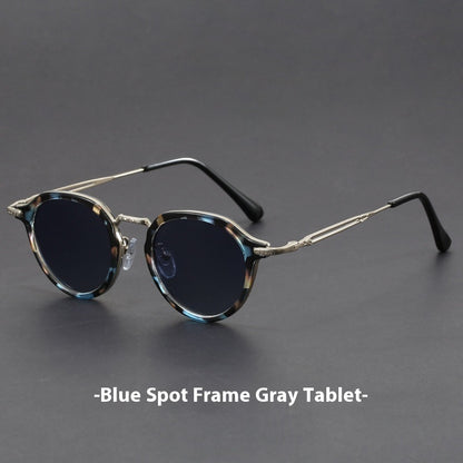 Unisex UV Circle Frame Sunglasses