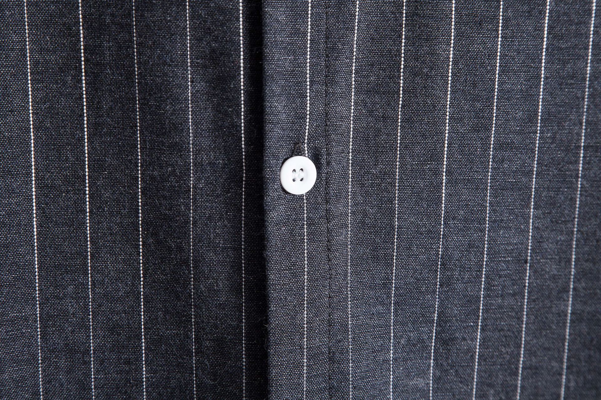 Men's casual striped shirt stripe close-up