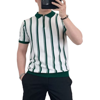 Modena half-zip main view on model