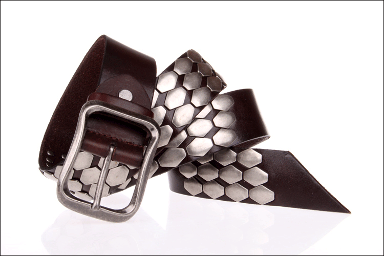 Premium Full-grain Leather Tan Belt