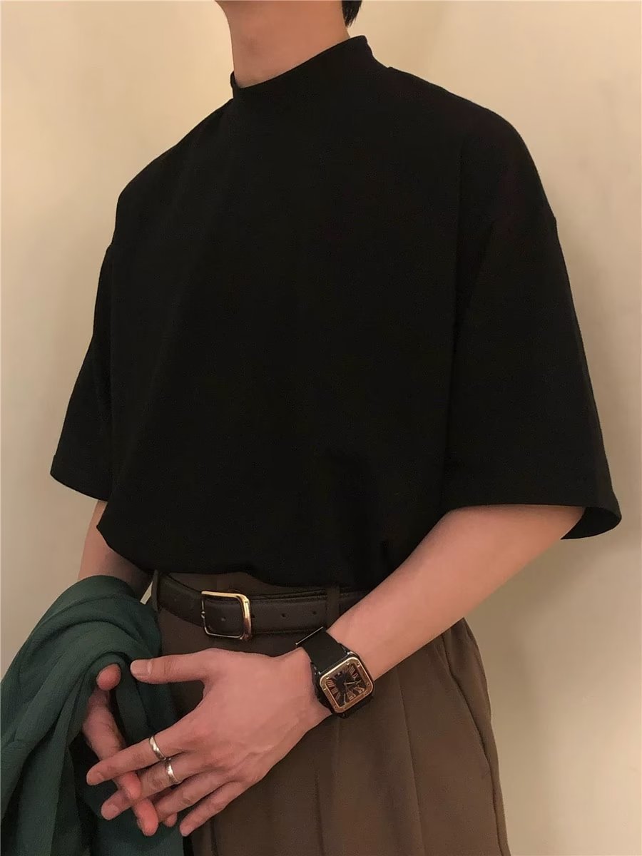 Men's Hong Kong drape shirt color options