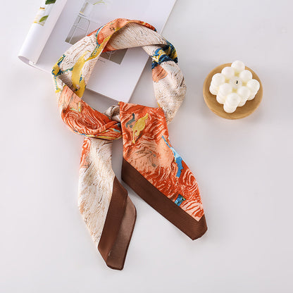 Premium Variety Impressionist Garden Scarf