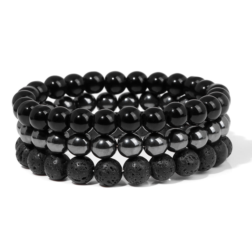 Natural Stone Bead Bracelet