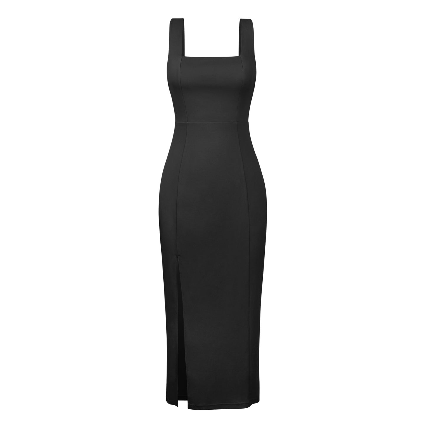 Women's halter neck slim fit maxi dress elegant