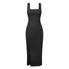 Women's halter neck slim fit maxi dress elegant