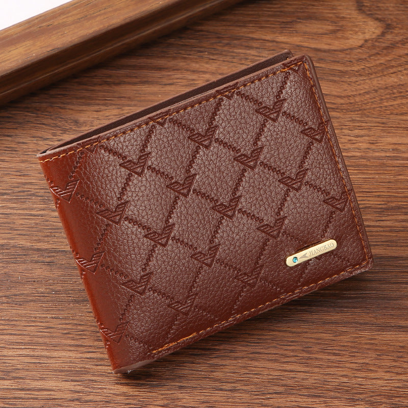 Short card wallet interior view