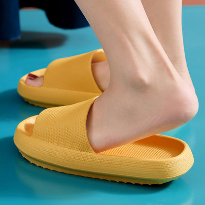 Soft EVA summer slides sole view