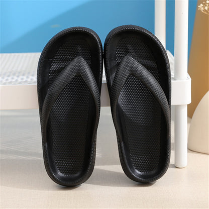 Thick sole EVA slides close-up
