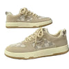 Men's retro chessboard canvas sneakers casual shoes