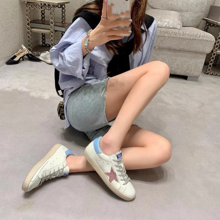 Women's high star sneakers side view