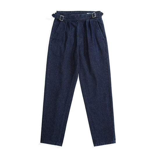 Women's high waist straight leg jeans casual denim