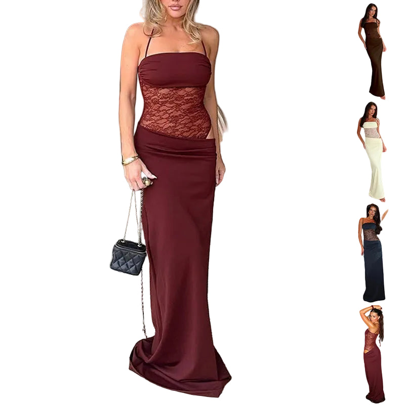 Y2K lace suspender dress main view