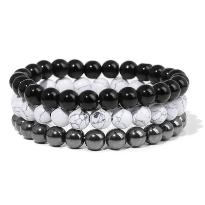 Natural Stone Bead Bracelet