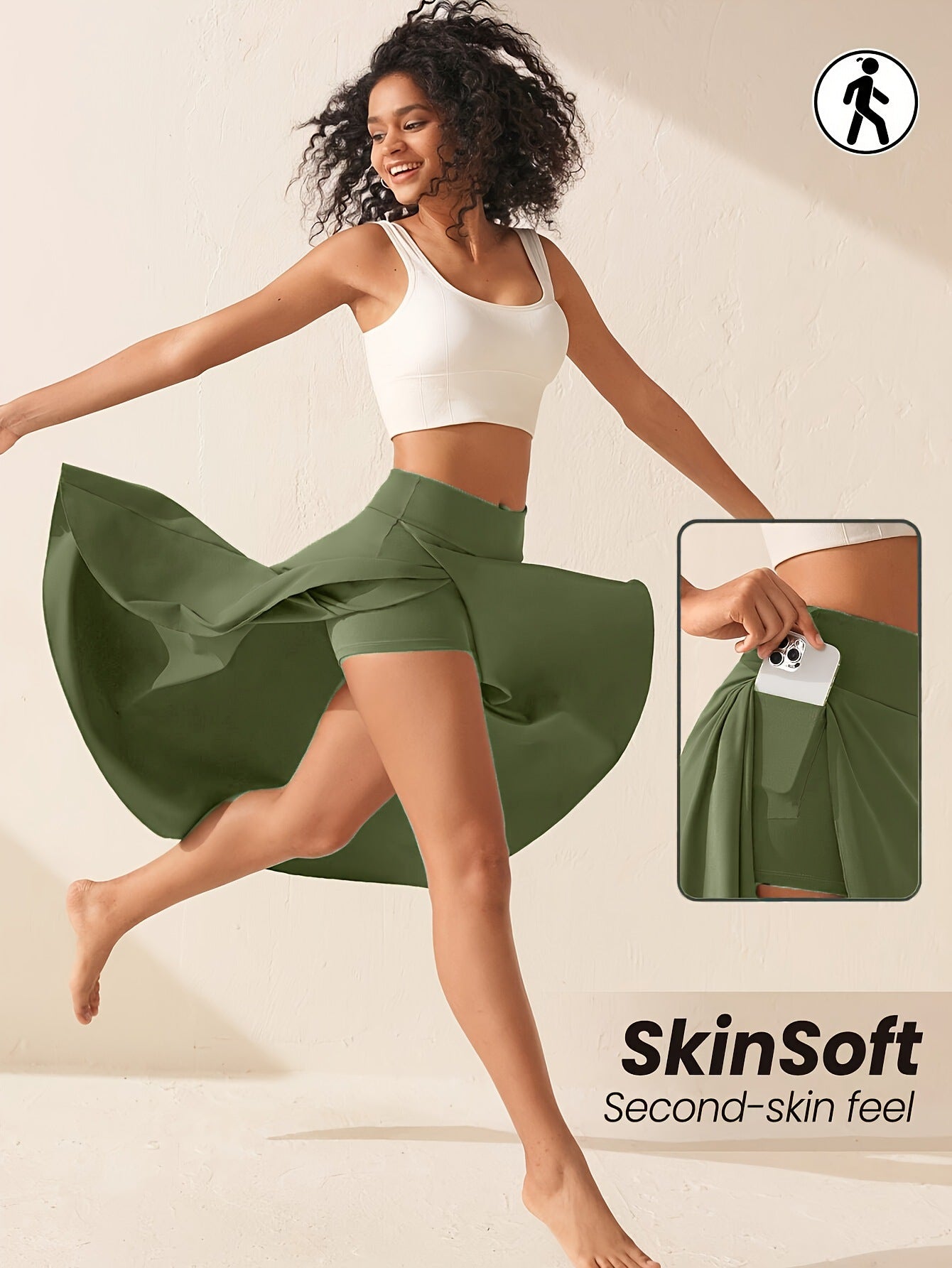 Elegant Flowing Midi Skirt