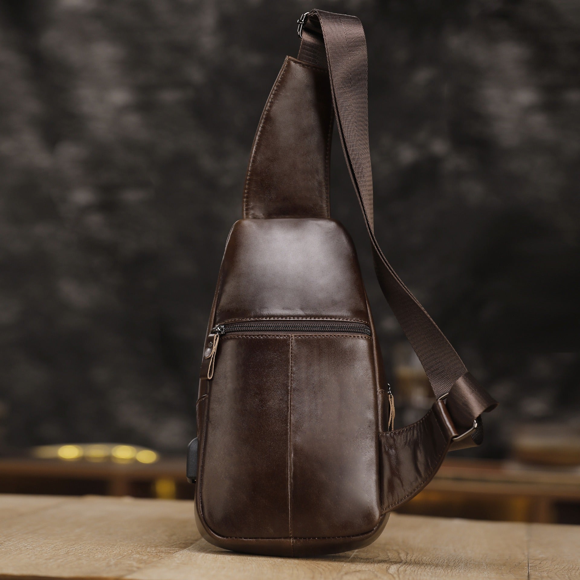 Genuine leather vintage crossbody color options