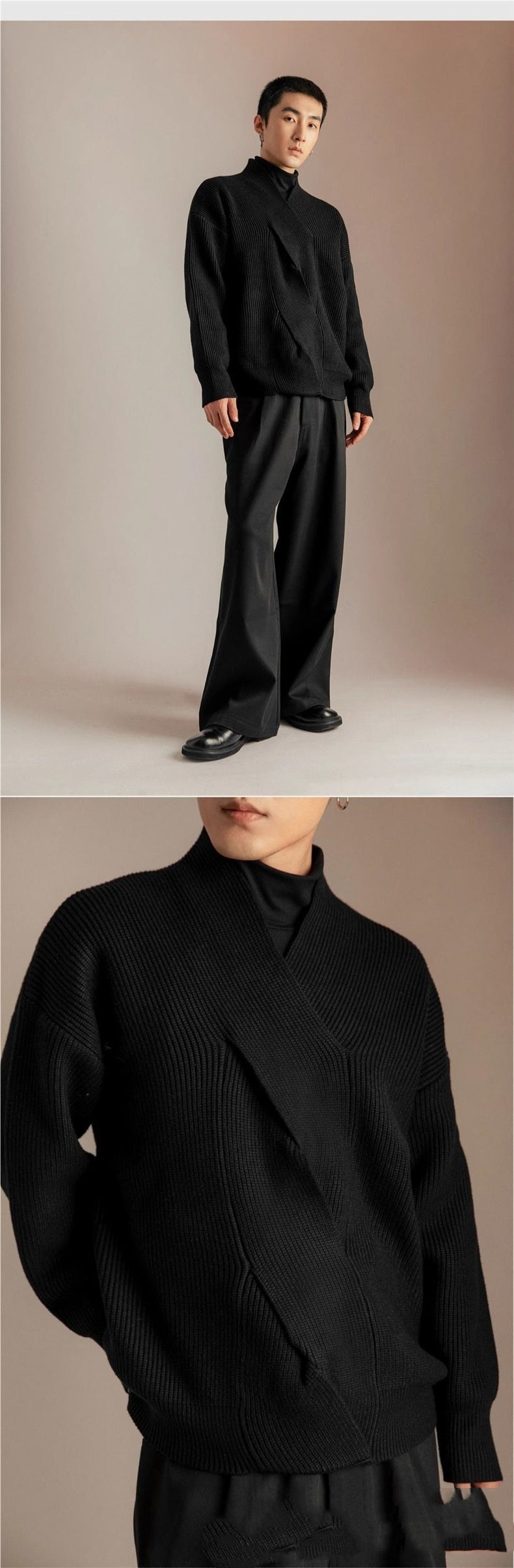 Japanese V-Neck Sweater