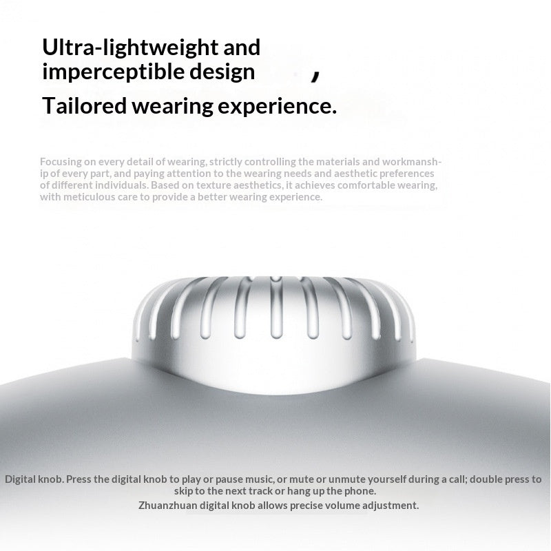 Bluetooth headphones on-ear view