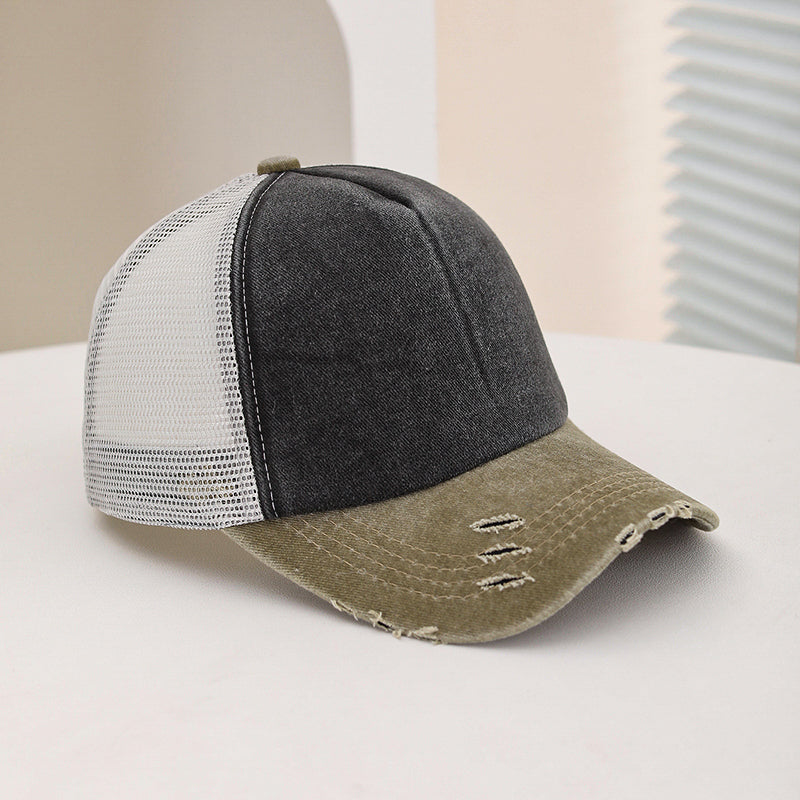 Frayed Mesh Cap