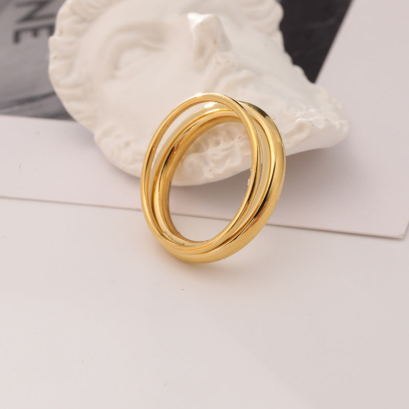 Infinity band ring side view