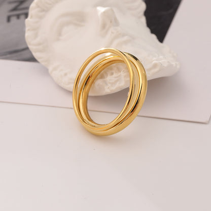Infinity band ring side view