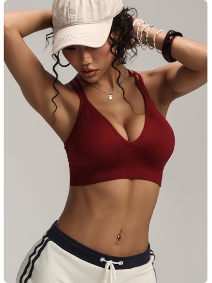 Camisole Strap Sports Bra