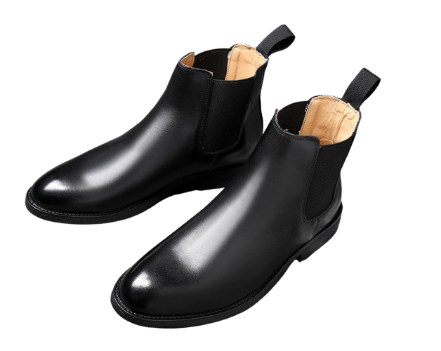 Men's Chelsea boots heel and sole view