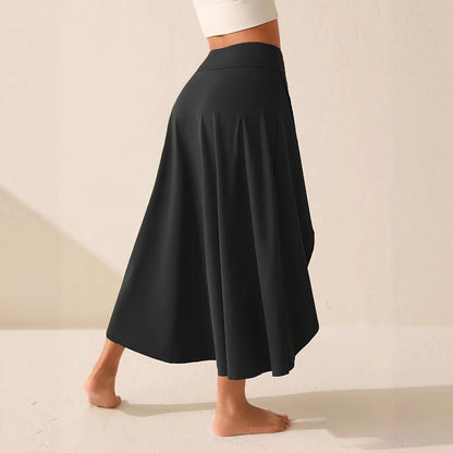 Elegant flowing midi skirt lifestyle