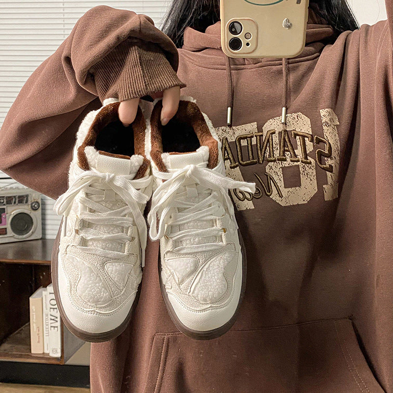 Campus fashion shoes back view