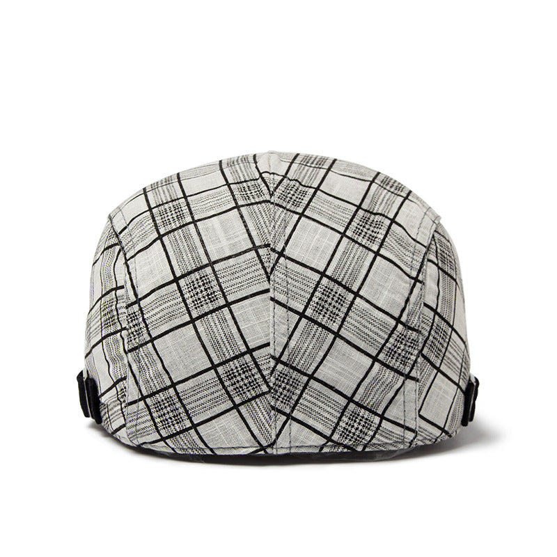 Summer plaid beret color options