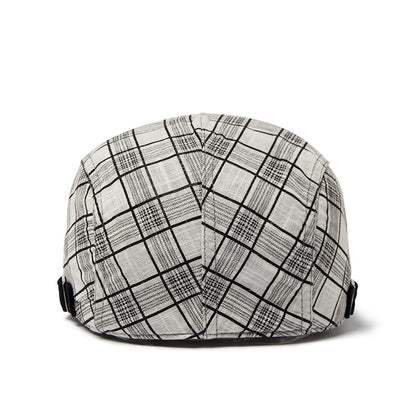 Summer plaid beret color options