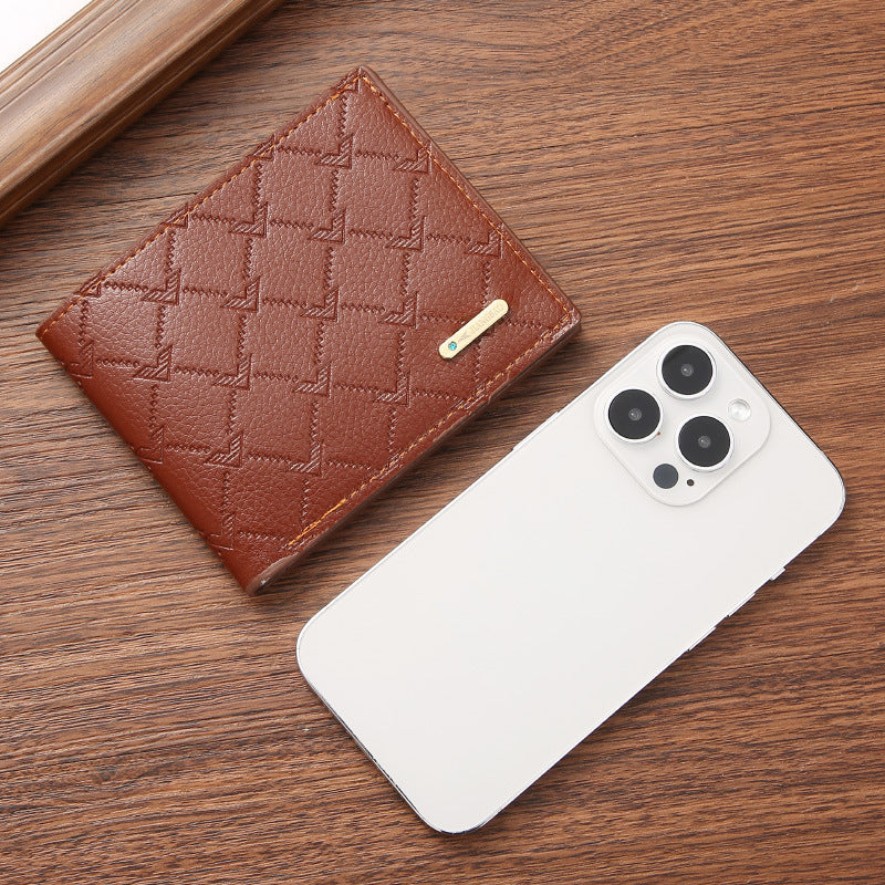 Short card wallet card slots