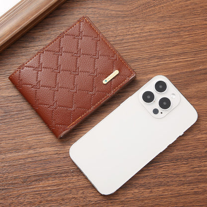 Short card wallet card slots
