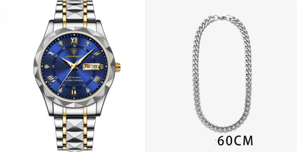Classic Two-Tone Steel Watch