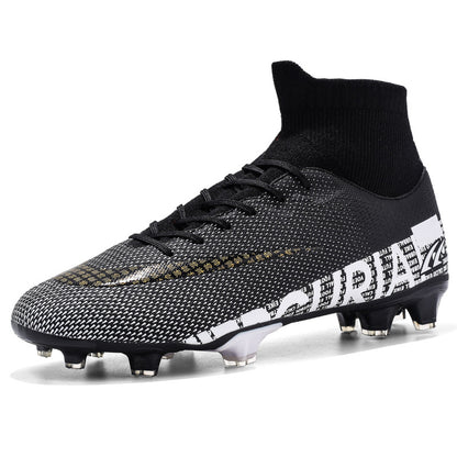 High top stud football boots stud detail