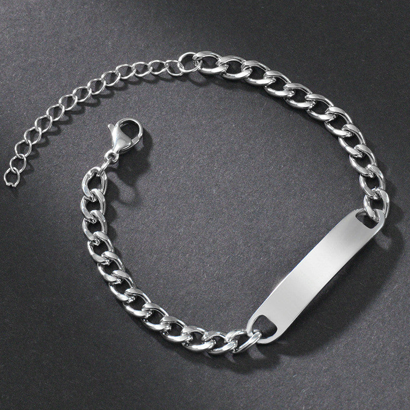 Signature chain bracelet alternate style