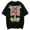 Heart and Skeleton Tee